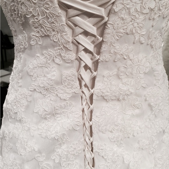 Demetrios Wedding dress cb 7674 size 2, altered to fit dress size 2 - Picture 9 of 12